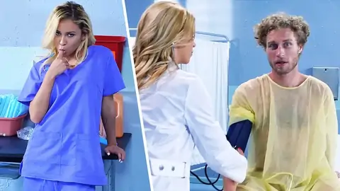 Der Puma Ist überrascht, Während Ein Teenager Einen Unterarmjob Macht